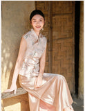 Sirius Luxe Floral Summer Cheongsam Qipao Dress