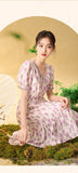 Zara Impeccable Frog Buttons Elegant Cheongsam Qipao Dress