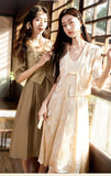 Yolanda Beauteous Set Floral Embroidery Elegant Cheongsam Qipao