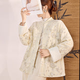 Allegro Lace Embroidered Winter Cheongsam Coat