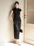 Quartz Night Dress Satin Cheongsam