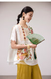 Iolanthe Matcha Green Embroidered Vest Cheongsam