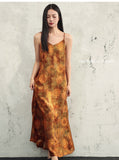 Nora Print Jacquard Cheongsam Dress