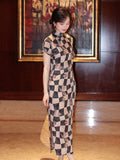 Fluorite Sunset Encounter Modern Cheongsam