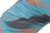 Allure Blue Tassel Frog-Buttons Cheongsam Dress