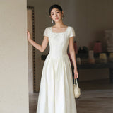 Sunset Cloud Butterfly Apricot Embroidered Cheongsam