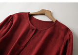 Aristocrat Aristocrat Red Jacquard Cheongsam Top