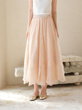 Natasha Honey Orange Long Skirt Cheongsam