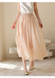 Natasha Honey Orange Long Skirt Cheongsam