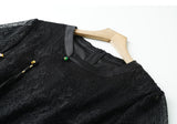Henrietta Black Lace Cheongsam Dress
