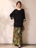 Eloise Pearl White Embroidered Cheongsam Top