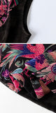 Belladonna Black Floral Jacquard Cheongsam Dress