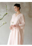 Ranunculus 2-Piece Camellia Pink Cheongsam Dress