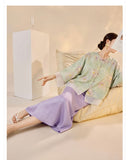 Longevity 2-Piece Jacquard Cheongsam Set