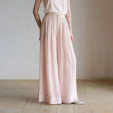 Giselle 2-Piece Ceramic Pink Top and Pants Cheongsam
