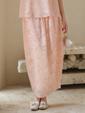 Bella 2-Piece Light Cloud Dye Cheongsam Set