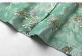 Serpentine Mint Velvet Beaded Cheongsam Vest