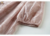 Rosalinda 2-Piece Nude Pink Chiffon Cheongsam Set