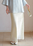 Tiara Cloud Blue Beaded Jacquard Cheongsam Top