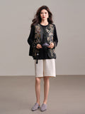 Sirius Black Embroidered Vest Cheongsam