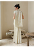 Vogue 2-Piece Light Green Silk Cheongsam Top