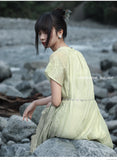 Castle Olive Green Embroidered Cheongsam Dress