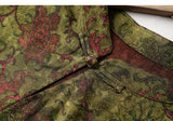 Serenade Navy Dark Green Cheongsam Top