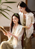 Stella Notable Blazer Elegant Oversized Cheongsam Qipao Jacket