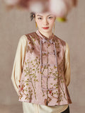 Wilhelma Light Purple Jacquard Cheongsam Vest