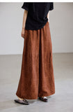 Crescendo Light Taro Purple Wide-Leg Casual Pants Cheongsam