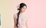 Spinel 2-Piece Pink Hollow Cheongsam