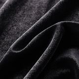 Clementine Black Velvet Lace Cheongsam Dress