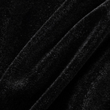 Zinnia Black Velvet Cheongsam Top