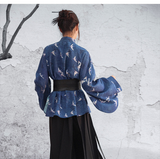 Romina Blue Loose Fit Chinese Style Shirt Cheongsam