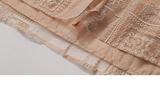 Fuchsia Milk Tea Embroidered Mandarin Collar Vest Cheongsam