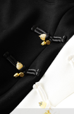Eloise Pearl White Embroidered Cheongsam Top