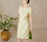 Tabitha Green Jacquard Cheongsam Dress