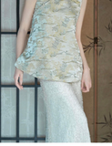 Melinda Modern Vintage Lace Cheongsam Dress