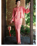 Zoe Pink Cheongsam Dress