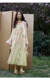 Nova Green Floral Lace Cheongsam Dress