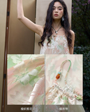 Nova Green Floral Lace Cheongsam Dress