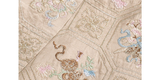 Lapis 2-Piece Embroidered Halter Top Cheongsam