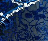Katarina Blue High-Stretch Cheongsam Dress
