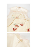 Violet 2-Piece Tencel Satin Cheongsam Set