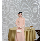 Andromeda 2-Piece Lace Jacquard Cheongsam Set