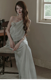 Vina Lace Asymmetrical Cheongsam Dress