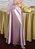 Yuna 2-Piece Jacquard Chiffon Cheongsam Set