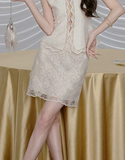 Xena 2-Piece Lace Cheongsam Set
