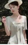 Sabella Long Textured Acetate Cheongsam Dress