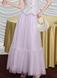 Haute 2-Piece Embroidered Linen Satin Cheongsam Set